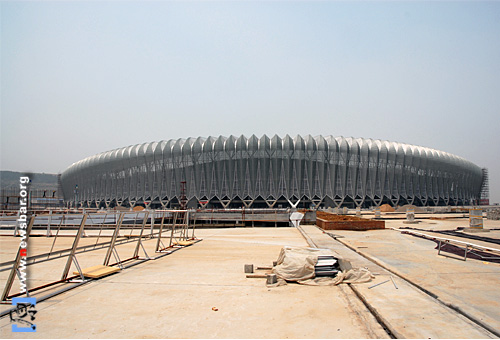 2008年6月18日,第11届全运会主赛场济南奥林匹克中心体育场,状似莲花,拥有6万座位。