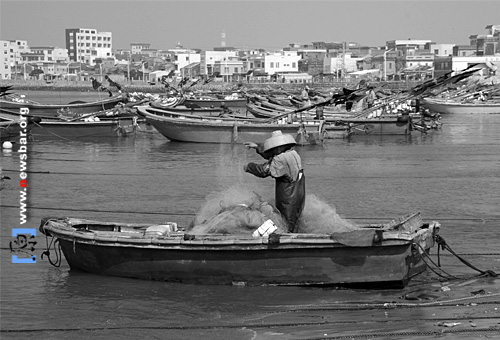 广东省汕尾市,遮浪半岛上的一条渔村。