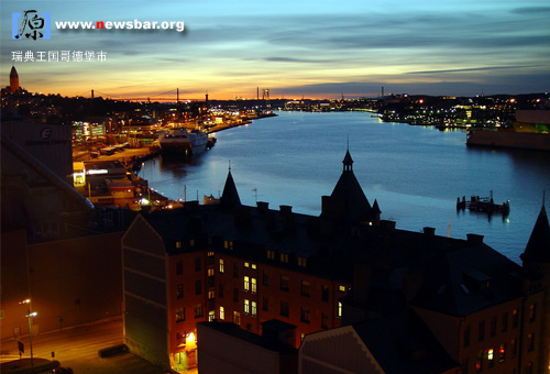 瑞典王国哥德堡市,摄于2002年冬天。