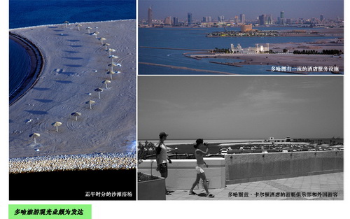 美丽的多哈:五星级酒店和好奇的游客