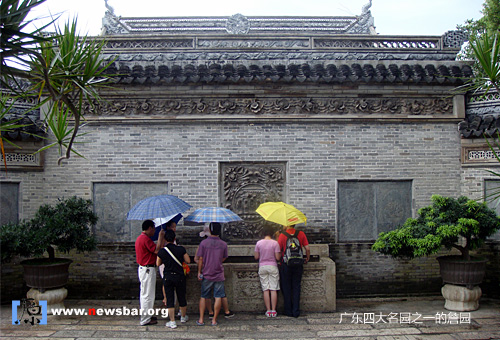 “詹园”是清代广东四大名园中面积最大的。