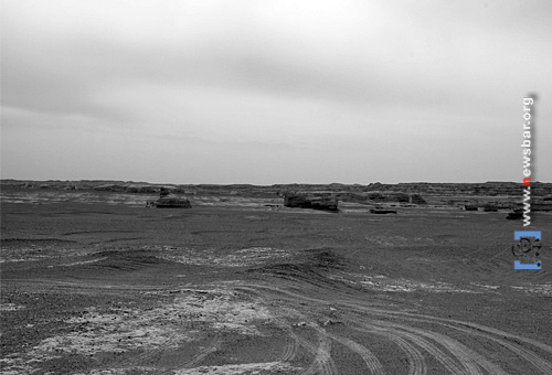 甘肃,魔鬼城尚未正式开放的南区。