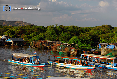 柬埔寨洞里萨湖，全球第二大淡水湖……