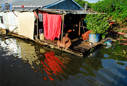 柬埔寨洞里萨湖,全球第二大淡水湖……