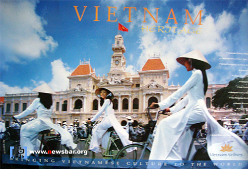 2009年12月21日，乘坐越南航空的客机，不小心到了趟老挝……