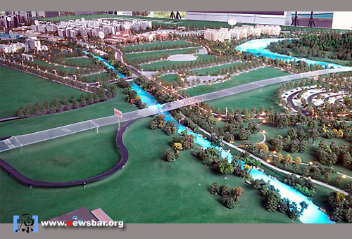 广州亚运城沙盘模型……